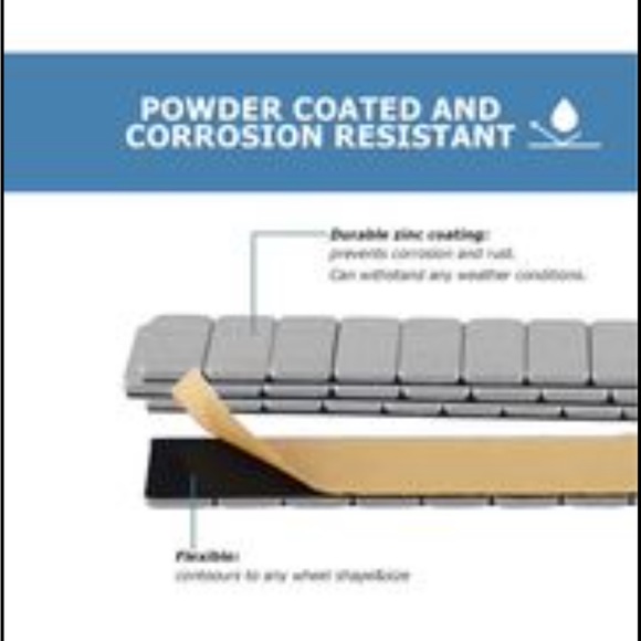 ๐ฅ1/4 Oz Gray Adhesive Backed Wheel Weights - Picture 8 of 8